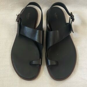 Botkier  New York Fargo black leather sandals Women’s size 10